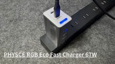 【実機検証】PHYSCE RGB Eco Fast Charger 67W レビュー：大人のデスクに遊び心を添える個性派GaN充電器